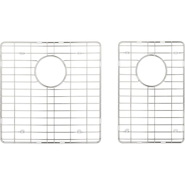 Hardware Resources Stainless Steel Bottom Grids for Handmade 60/40 Double Bowl Sink (HMS260) HMS260-GRID